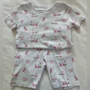 Kissy Kissy golf print pajamas